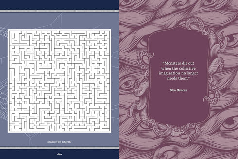 MONSTERS, MAYHEM, AND MYTHS STICKER, COLOR & ACTIVITY BOOK - CHARTWELL BOOKS