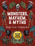 MONSTERS, MAYHEM, AND MYTHS STICKER, COLOR & ACTIVITY BOOK - CHARTWELL BOOKS