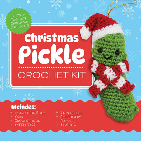 CHRISTMAS PICKLE CROCHET KIT - EDITORS OF CHARTWELL BOOKS