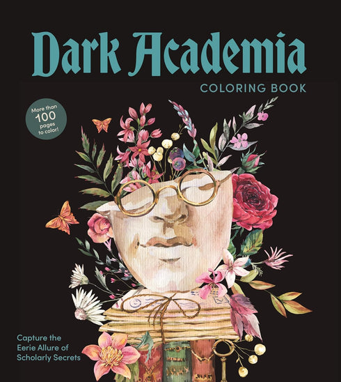AVAILABLE 10/07 - DARK ACADEMIA COLORING BOOK - EDITORS OF CHARTWELL BOOKS