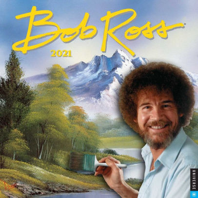 BOB ROSS 2021 WALL CALENDAR