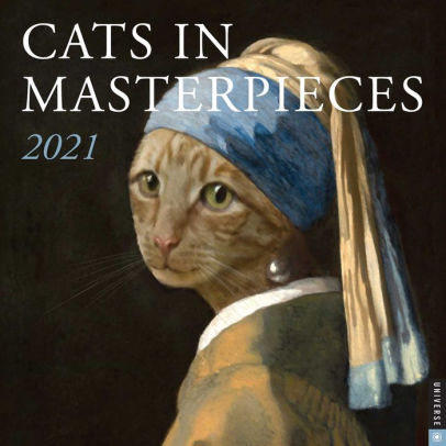 CATS IN MASTERPIECES 2021 WALL CALENDAR