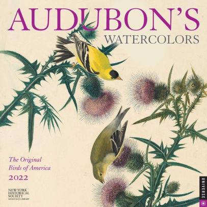AUDUBON'S WATERCOLORS 2022 WALL CALENDAR THE ORIGI