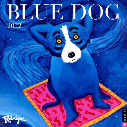 BLUE DOG 2022 WALL CALENDAR