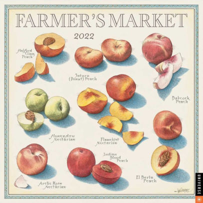 FARMER'S MARKET 2022 WALL CALENDAR