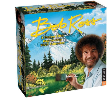 BOB ROSS 2023 DTD CALENDAR - ANDREWS MCMEEL