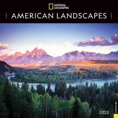 AMERICAN LANDSCAPES 2023 WALL CALENDAR NAT GEO - ANDREWS MCMEEL