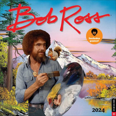 BOB ROSS 2024 WALL CALENDAR - ROSS. BOB