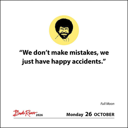 BOB ROSS 2026 DAY-TO-DAY CALENDAR
