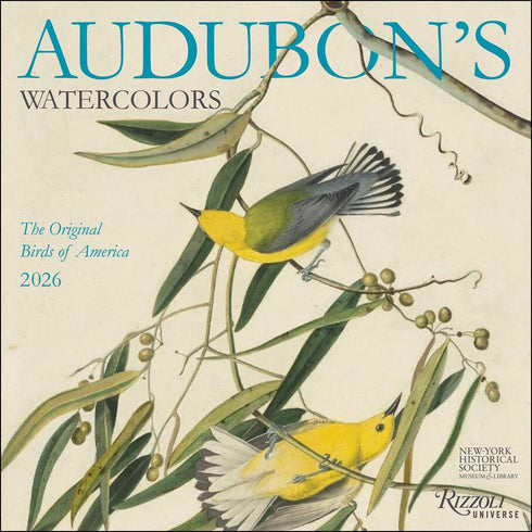 AUDUBON’S WATERCOLORS 2026 WALL CALENDAR