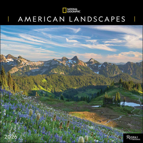NATIONAL GEOGRAPHIC: AMERICAN LANDSCAPES 2026 WALL CALENDAR