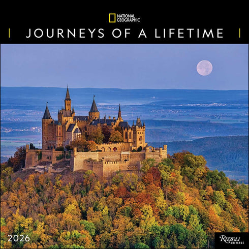 NATIONAL GEOGRAPHIC: JOURNEYS OF A LIFETIME 2026 WALL CALENDAR