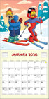 SIMPSONS 2026 WALL CALENDAR