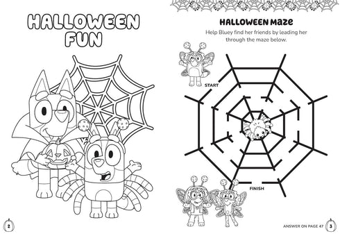 BLUEY COLORTIVITY: HAPPY HALLOWEEN! - BARNOWSKI. GRACE