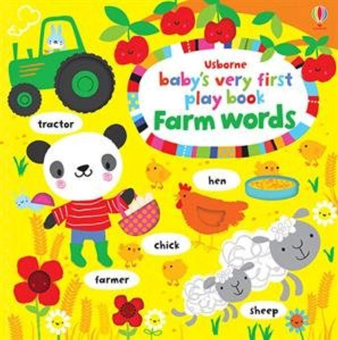 FARM WORDS BABYS FIRST TOUCHY FEELY BAGGOTT. SBOARD BOOK