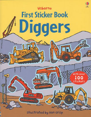 FIRST STICKER BOOK, DIGGERS - TAPLIN. SAM