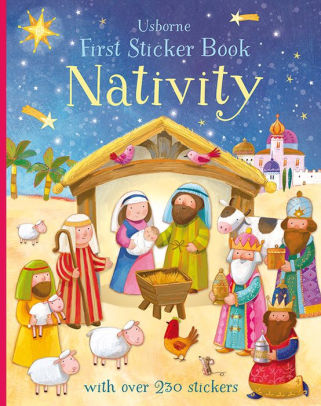 FIRST STICKER BOOK, NATIVITY - BROOKS. FELICITY