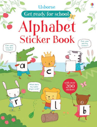 ALPHABET STICKER BOOK - GREENWELL. JESSICA