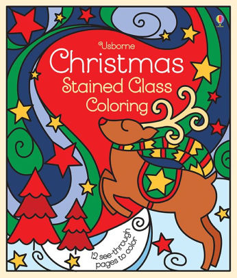 CHRISTMAS STAINED GLASS COLORING - RANDALL. EMMA