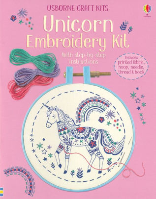 EMBROIDERY KIT, UNICORN (IR) - BRYAN. LARA