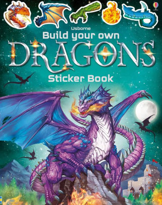 BUILD YOUR OWN DRAGONS STICKER BOOK - TUDHOPE. SIMON
