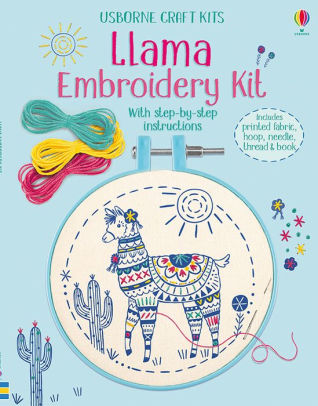 EMBROIDERY KIT, LLAMA (IR) - BRYAN. LARA