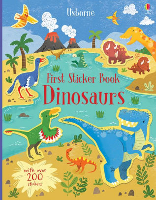 FIRST STICKER BOOK, DINOSAURS - TAPLIN. SAM