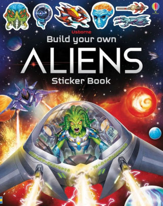 BUILD YOUR OWN ALIENS STICKER BOOK - TUDHOPE. SIMON