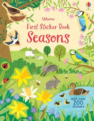 FIRST STICKER BOOK, SEASONS - BATHIE. HOLLY