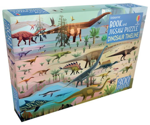 DINOSAUR TIMELINE (IR) - BOOK & JIGSAW PUZZLE - FIRTH. RACHEL