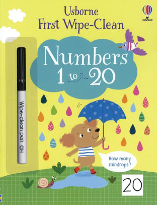 FIRST WIPE-CLEAN NUMBERS 1 TO 20 (IR) - GREENWELL. JESSICA