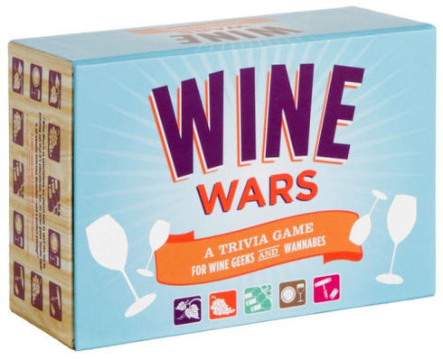 WINE WARS (GAME FOR ADULTS, TRIVIA GAMES, WINE GIFTS): A TRIVIA GAME FOR WINE GE