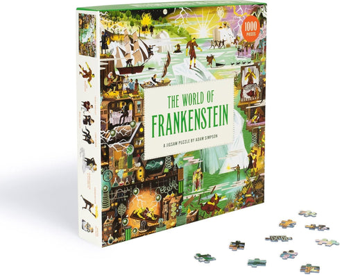 THE WORLD OF FRANKENSTEIN 1000 PIECE JIGSAW PUZZLE - LUCKHURST. ROGER; SIMPSON.
