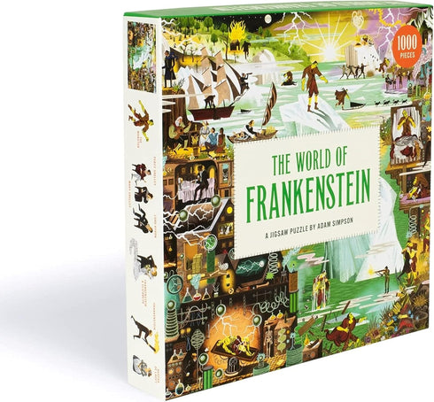 THE WORLD OF FRANKENSTEIN 1000 PIECE JIGSAW PUZZLE - LUCKHURST. ROGER; SIMPSON.
