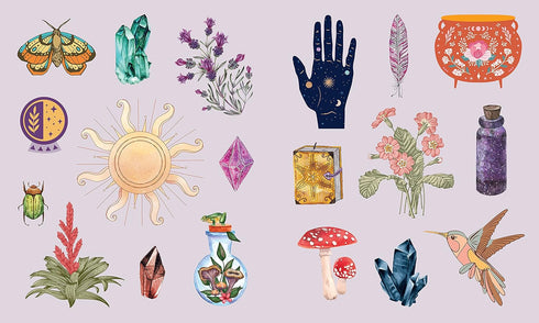 STICKER STUDIO: APOTHECARY: A STICKER GALLERY FOR MODERN MYSTICS - STANDISH. CHL