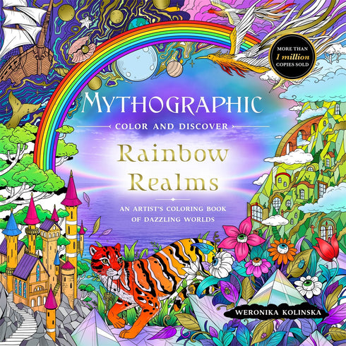 Mythographic Color And Discover: Rainbow Realms by Kolinska. Weronika