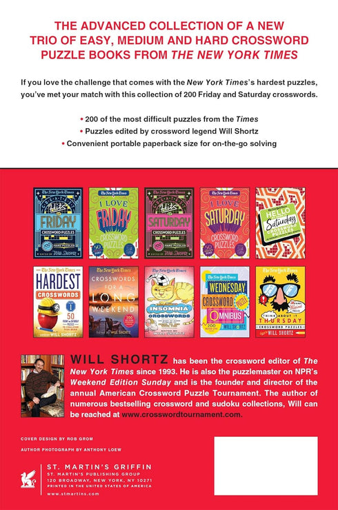 THE NEW YORK TIMES SERIOUSLY HARD CROSSWORD PUZZLES: 200 CHALLENGING PUZZLES - N