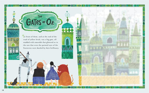 STICKER JIGSAW: THE WONDERFUL WIZARD OF OZ - BAUM. L FRANK