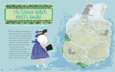 STICKER JIGSAW: THE WONDERFUL WIZARD OF OZ - BAUM. L FRANK