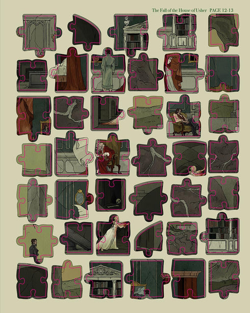 STICKER JIGSAW: THE EDGAR ALLEN POE COLLECTION