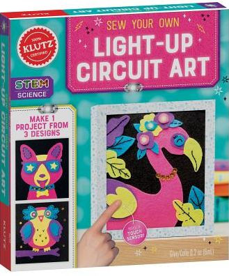 KLUTZ SEW YOUR OWN LIGHT-UP CIRCUIT ART - KLUTZ