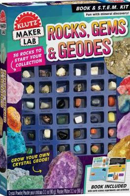 KLUTZ MAKER LAB ROCKS, GEMS & GEODES - KLUTZ