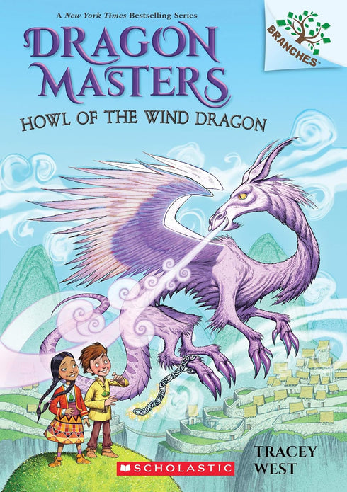 HOWL OF THE WIND DRAGON (DRAGON MASTERS #20) - WEST. TRACEY; HOWELLS. GRAHAM