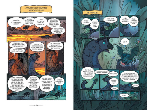 MOON RISING: A GRAPHIC NOVEL (WINGS OF FIRE GRAPHIC NOVEL #6) - SUTHERLAND. TUI