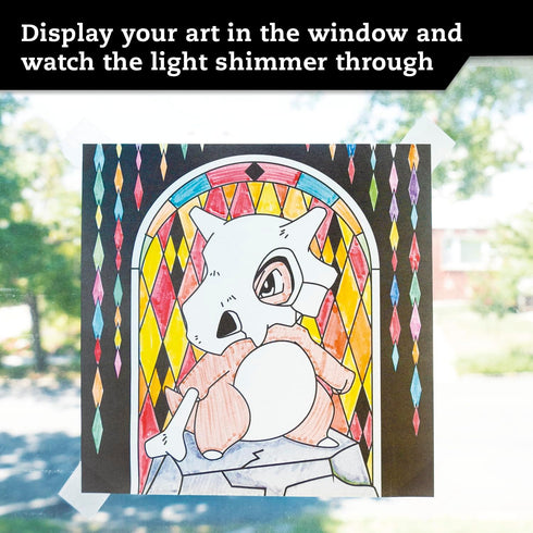 Pokemon Stained Glass Art - Klutz