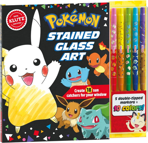Pokemon Stained Glass Art - Klutz
