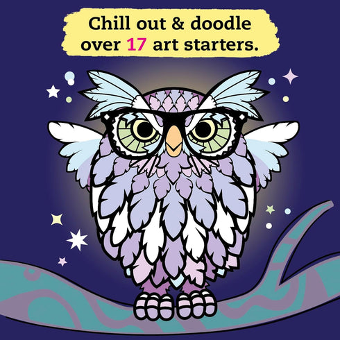 BRUSH PEN DOODLES: CHILL-OUT COLORING - KLUTZ