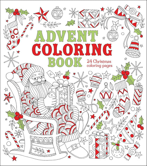 ADVENT COLORING BOOK: 24 CHRISTMAS COLORING PAGES - ARCTURUS PUBLISHING LIMITED
