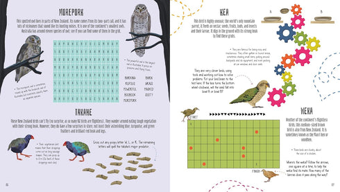 BIRDS OF THE WORLD ACTIVITY BOOK - REGAN. LISA