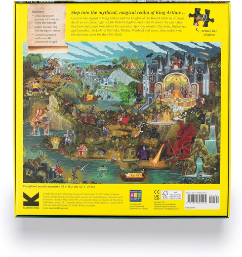 THE WORLD OF KING ARTHUR 1000 PIECE JIGSAW PUZZLE